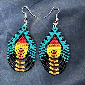 Colorful Beaded Earrings
